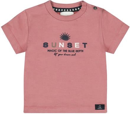 Dirkje - Jongens shirt - Old Pink - Maat 86