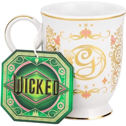 Paladone Wicked Glinda Keramische Mok - 250 ml, Wit met Gouden Details