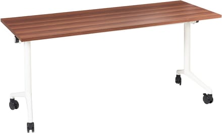 CAVI - Bureau inklapbaar - Donkerbruin/Wit - 160 x 60 cm - MFC