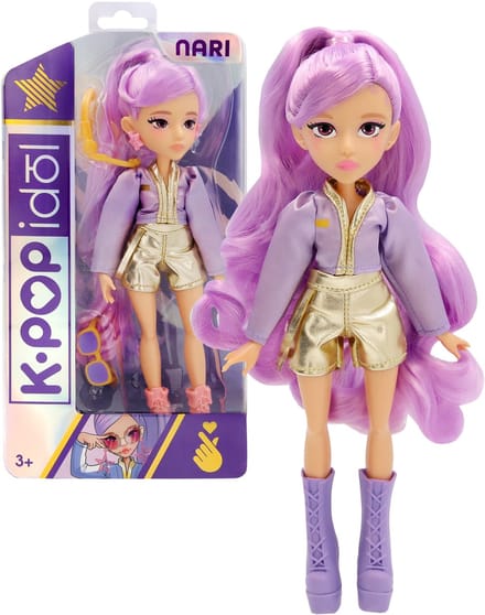 K-Pop Idol Fashion pop Nari - K-Pop Modepop- Incl. accessoires - 25 cm