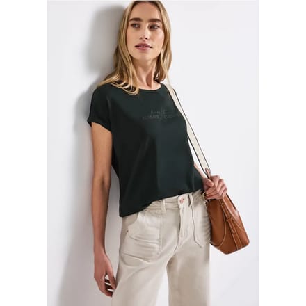 Basic shirt met print