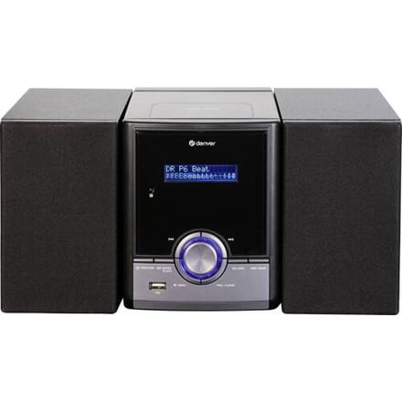 Denver DAB Radio CD Speler - Bluetooth - 60 voorkeuzezenders - DAB /FM / AUX - MDA285