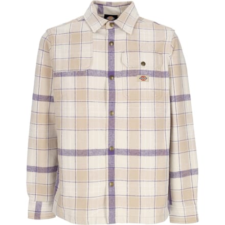 Nimmons heren shirt met lange mouwen L/s shirt lichtbeige