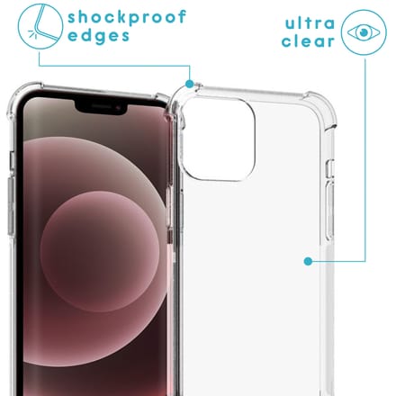imoshion Hoesje - Geschikt voor Apple iPhone 13 Pro Max - Backcover met koord - Zwart