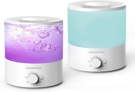 Luchtbevochtiger - Mist Vernevelaar - Comfort Verhogend - Top Vulling - 2 Liter - Wit