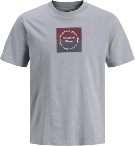 JACK&JONES PLUS - JORCATSKILLS SQUARE BRAND TEE SS CN PLS - Heren - T-shirts
