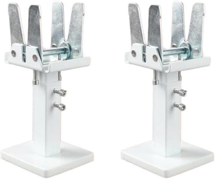 Radiator Vloerbeugel - Paneel Verwarming - Verwarming Stabiliseren - Verstelbare Hoogte - 14-21cm - Zwart