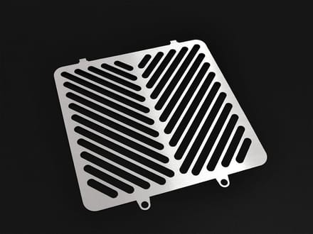 Radiatorafdekking Zilver - Bescherming voor Motorfiets Radiator