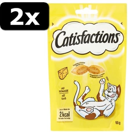 2x CATISFACTIONS KAAS 60GR