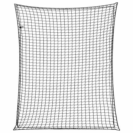 vidaXL - Aanhangwagennet - elastisch - touw - 3x2,5 - m - polypropeen - zwart