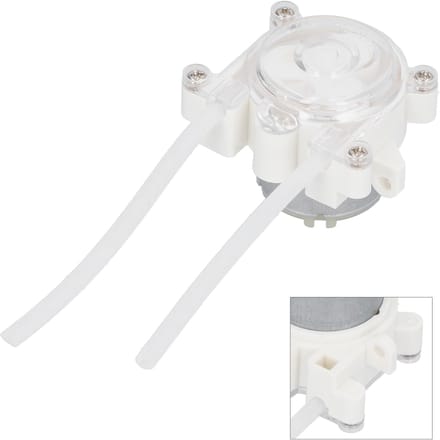 Peristaltische Pomp Doseervloeistof DC 6V Accessoire Vervanging voor Experimentanalyse white