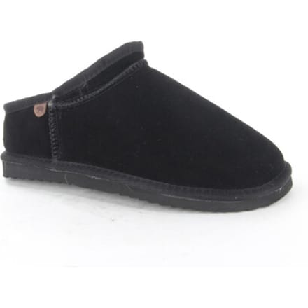 Warmbat Conner black heren pantoffel (gesloten hiel)