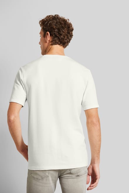 Bugatti Herren T-shirt met discrete bugatti-opdruk