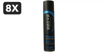8 x Syoss Volume Haarspray - 300 ml