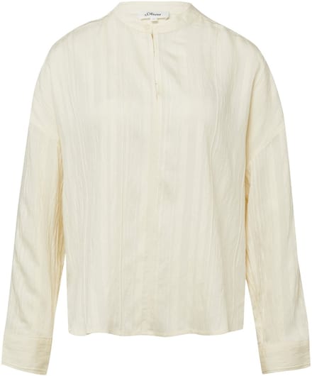 s.Oliver - female - Gestructureerde oversized blouse van een viscose-mix