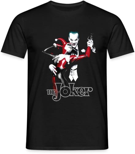 Batman Joker Dancing With Harley Quinn T-Shirt Heren