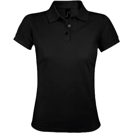 SOLS Dames/Dames Prime Poloshirt (Zwart)