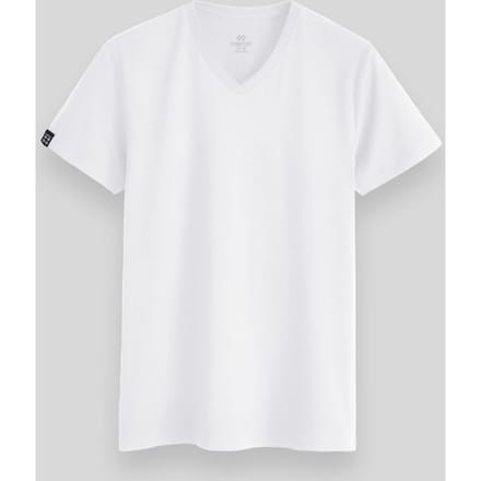 Heren V-hals Korte Mouwen T-Shirt
