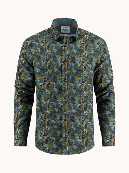 A Fish Named Fred Shirt watercolor highland Dark green (32.019.309)