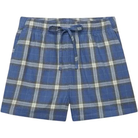 Katoenen geruite elastische short voor vrouwen Superdry