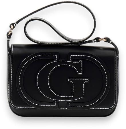 GUESS schoudertas Ruby Flap Shoulder Bag Black zwart