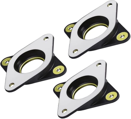 Vibratie Dampers - Motor Ophanging - Stille 3D Printer - Staal Rubber Constructie - 53mm Diameter