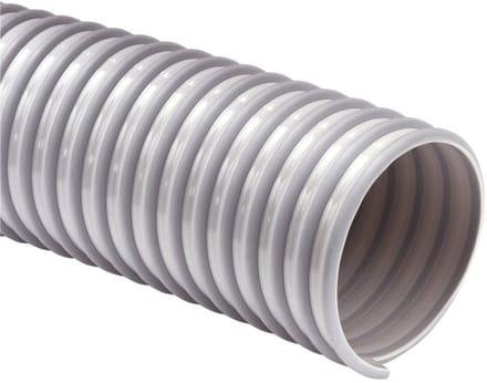 Fitt zuigslang, Light-flex, pvc, grijs, 32 x 37,4 mm per meter