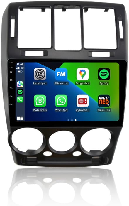 Carplay autoradio voor Hyundai Getz | 2002 t/m 2011 | Android 13 | Draadloos Apple Carplay & Android Auto | 2GB + 32GB | 8-Core processor | Davilon | 2025 model |2002 2003 2004 2005 2006 2007 2008 2009 2010 2011 | Bluetooth & Wifi