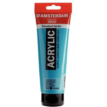 Acrylverf - 522 Turkooisblauw - Amsterdam - 250 ml