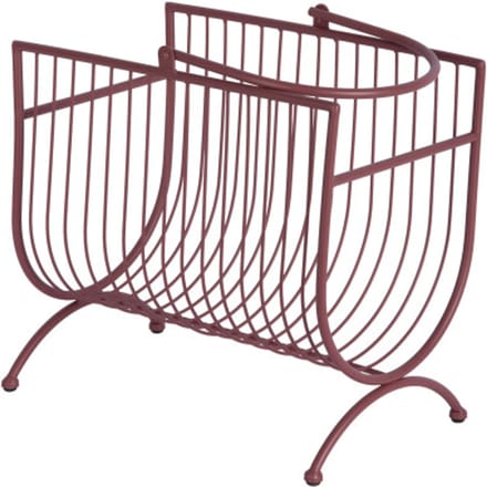 Present Time - Magazinehouder Riqueza - Rood - 35x20,5x50 cm