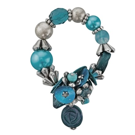 Behave - Armband - Elastisch - Blauw Petrol