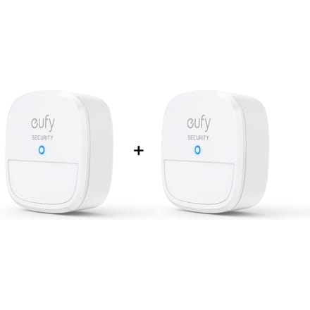 eufy Security bewegingssensor, beveiligingsysteem met alarm, 100° zichtbereik, 9 m werkafstand, batterijduur tot 2 jaar, instelbare gevoeligheid,