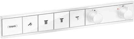 Hansgrohe RainSelect - Afbouwdeel voor inbouw douchethermostaat voor 4 functies, mat wit 15382700