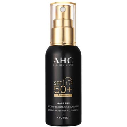 AHC Masters Soothing Outdoor Zonnebrand Spray SPF50+ PA++++ 55ml black