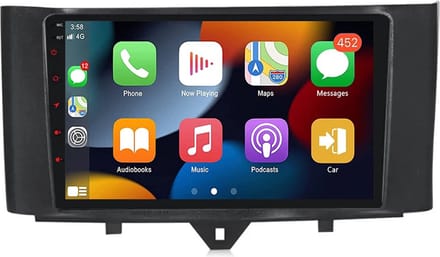 BG4U - Android Navigatie Radio geschikt voor Smart Fortwo 2011-2015 met Apple Carplay en Android Auto