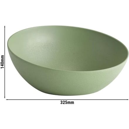 GGM Gastro (6 Stück) Schale - FROSTFIRE - Aluminium - 3 Liter - Ø 325mm - Grün