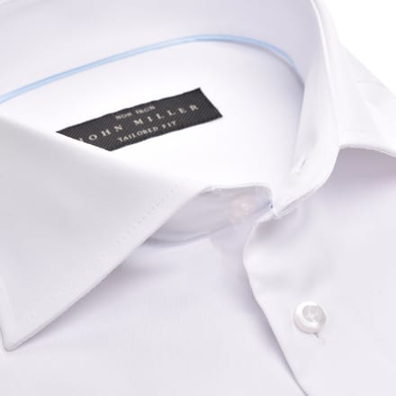 John Miller - Shirt Wit John Miller Overhemd Tailored Fit N Wit 5333511