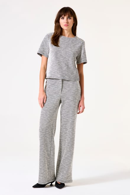 GARCIA I50318 Dames Wide Fit Broek Zwart