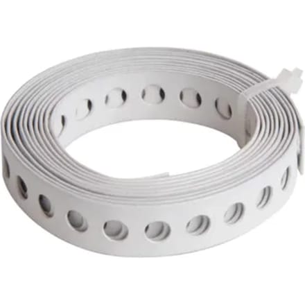 Alberts Gaatjesband - Wit Verzinkt Staal - 12mm X 1,5m
