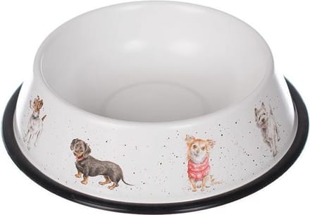 Bowl Tin - Dog - 29cm