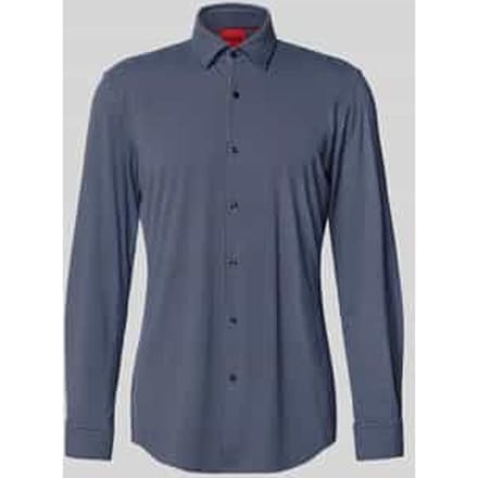 slim fit zakelijk overhemd met kentkraag model 'KENNO'
