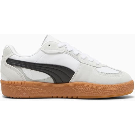 Puma Palermo Moda Leren Dames Sneakers Grijs/Zwart
