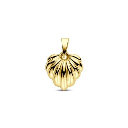 14K geelgouden hanger hartje 18 mm - 4034565