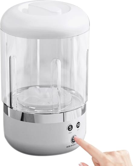 Draagbare Wasmachine - Kleine Wasmachine - Reizen Camping Thuis - Draadloos Werking - 21x13x21 cm - Wit