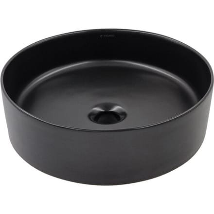 Vtw Living waskom rond mat keramiek opbouwwaskom 40 cm