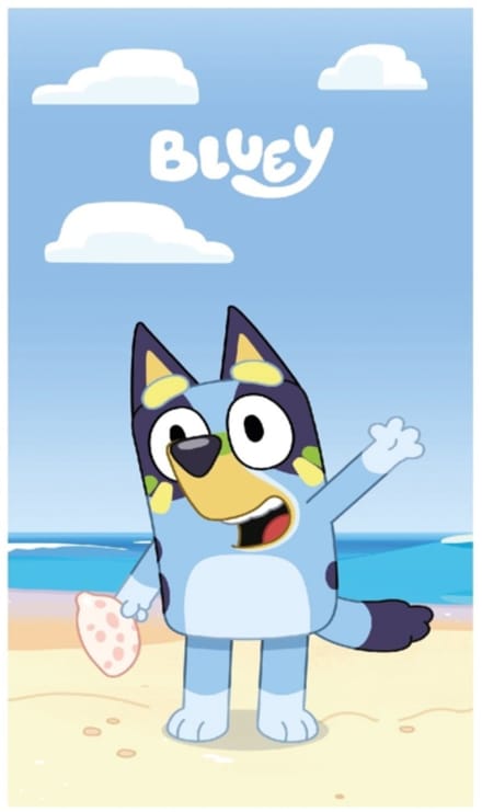 Bluey Strandlaken, Beach - 70 x 140 cm - Katoen