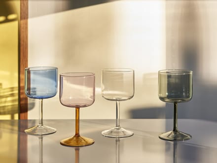 HAY - Tint Wijnglas set van 2 - green pink - groen