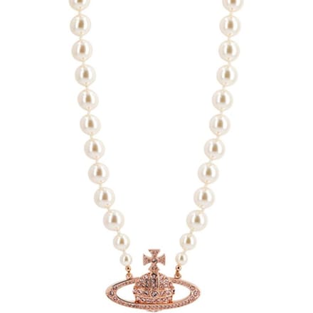 Collier Ras-de-cou Vivienne Westwood Relief Perle 02g128 63010106 02G128 (W1) white