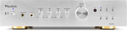 Stereo versterker - Audizio AD220A - hifi versterker met Bluetooth - Subwoofer aansluiting - Zilver