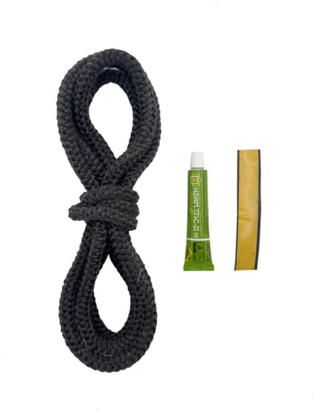 Kachelkoord - rond - 6mm lengte 3 meter met lijm en tape